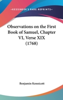 Observations On The First Book Of Samuel, Chapter VI, Verse XIX 116588478X Book Cover