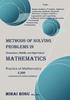 Methods of Solving Problems in Elementary, Middle, and High School Mathematics 1453597174 Book Cover