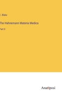 The Hahnemann Materia Medica: Part II 3382175800 Book Cover