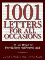 1001 Letters for All Occasions: The Best Models for Every Business and Personal Need 1580628907 Book Cover