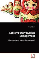 Contemporary Russian Management 3639165713 Book Cover