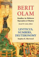 Leviticus, Numbers, Deuteronomy (Berit Olam: Studies in Hebrew Narrative & Poetry) 0814650465 Book Cover