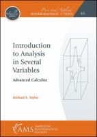 Introduction to Analysis in Several Variables: Advanced Calculus (Pure and Applied Undergraduate Texts, 46) 1470456699 Book Cover
