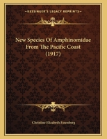 New Species Of Amphinomidae From The Pacific Coast 1169425267 Book Cover