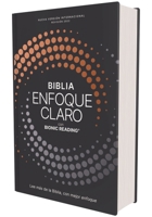 NVI, Biblia enfoque claro, Revisión 2022, Tapa dura, Gris/Cobre: Lee más de la Biblia, con mejor enfoque (Clear Focus) (Spanish Edition) 0829773703 Book Cover