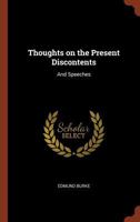 Thoughts On Present Discontents 1515074420 Book Cover