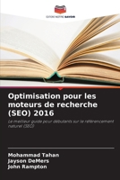 Optimisation pour les moteurs de recherche (SEO) 2016 6209672205 Book Cover