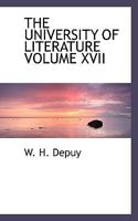 The University of Literature Volume XVII 0530794764 Book Cover