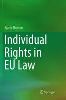 Individual Rights in EU Law 331981365X Book Cover