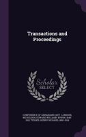 Transactions and Proceedings 135425788X Book Cover