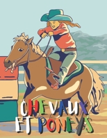 Chevaux Et Poneys: Magnifiques Dessins De Chevaux à Colorier B0959R8HS6 Book Cover