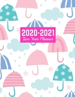 2020-2021 Two Year Planner: Cute Jan 1, 2020 to Dec 31, 2021 Weekly & Monthly Planner Calendar and Schedule Organizer Art Cover 00023190 1712964445 Book Cover