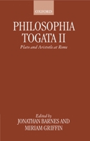 Philosophia Togata II: Plato and Aristotle at Rome 0198152221 Book Cover