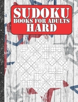 Sudoku books for adults hard: 200 Sudokus from hard with solutions for adults Gifts 4th of July Patriotic day B086PRLW6D Book Cover