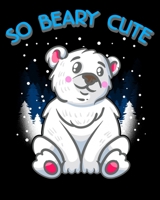 So Beary Cute: So Beary Cute Adorable Polar Bear Cub Pun 2020-2021 Weekly Planner & Gratitude Journal (110 Pages, 8" x 10") Blank Sections For Writing ... Moments of Thankfulness & To Do Lists 1672594685 Book Cover