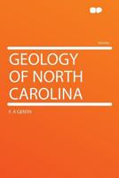 Geology of North Carolina 1290099960 Book Cover