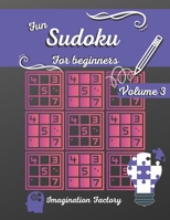 Fun Sudoku for beginners 3: 100 easy puzzles B08PJQ3CQZ Book Cover