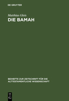 Die Bamah 3110156903 Book Cover