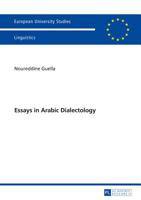 Essays in Arabic Dialectology 3631660022 Book Cover