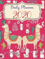 Daily Planner 2020: Daily Planner 2020 For LLAMA Lovers - daily planner with to do list for organization - daily planner with hourly schedule - daily planner 2020 each day full page - daily planner di 1677938617 Book Cover