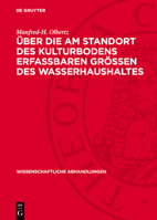 Über Die Am Standort Des Kulturbodens Erfaßbaren Größen Des Wasserhaushaltes 3112739566 Book Cover