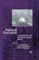 Political Discourse in Seventeenth- And Eighteenth-Century Ireland 0333712617 Book Cover