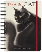 The Artful Cat 2022-2023 Weekly Planner | On-the-Go 17-Month Calendar (Aug 2022 - Dec 2023) | Compact 5" x 7" | Flexible Cover, Wire-O Binding, Elastic Closure, Inner Pocket 1631369288 Book Cover