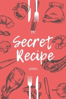 My Secret Recipes: Guide Blank Recipe Book Journal to write in your Own Recipes, A Keepsake Cookbook Organizer for your Favorite Meals: Pink 1677226269 Book Cover