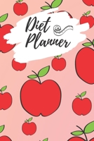 Diet Planner: Food Journal and Activity Tracker, Weight Loss Diet, Three Months Diet Journal (111 Pages, 6 x 9 inches) 1679146157 Book Cover
