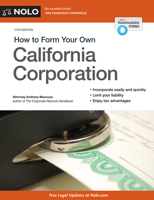 How to Form Your Own California Corporation 1413323359 Book Cover