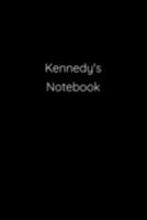 Kennedy's Notebook: Notebook / Journal / Diary - 6 x 9 inches (15,24 x 22,86 cm), 150 pages. 1691144967 Book Cover