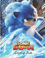 Sonic Boom Coloring Book: Great Coloring Book for Kids and Any Fan of Sonic Characters, Age 4-8 (80Pages) 1075186633 Book Cover