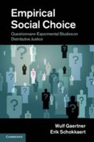 Empirical Social Choice: Questionnaire-Experimental Studies on Distributive Justice 1107013941 Book Cover