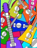 Ukulele Music Tab Notebook: Large Blank Ukulele Tablature Book : Blank Sheet Music Paper For Songwriters and Musicians: 150 Pages 1725504251 Book Cover