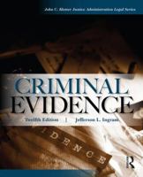Criminal Evidence 1593454287 Book Cover