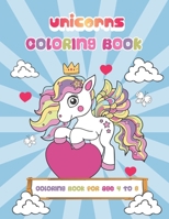 Unicorns Coloring Book - For Kids Ages 4-8 - Big Book of Unicorns B08ZPNRD6W Book Cover