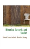 Historical Records and Studies 1110978618 Book Cover