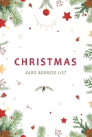 Christmas Address list: Hand Draw Xmas Decoration Frame 10 Year Christmas Card Record Book and Tracker Address Keeper with Alphabetical A-Z Send and Receive Greeting Cards Organizer Holiday Card Addre 1707929300 Book Cover