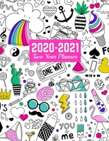 2020-2021 Two Year Planner: Trendy Calendar Year Vision Planner (January 2020 - December 2021) - Monthly and Weekly Schedule Organizer and Journal | Art Cover 00023189 1712961977 Book Cover