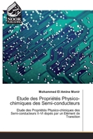 Etude des Propriétés Physico-chimiques des Semi-conducteurs 6200074348 Book Cover