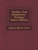 Studien Und Plaudereien 1295032724 Book Cover