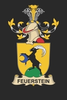 Feuerstein: Feuerstein Coat of Arms and Family Crest Notebook Journal (6 x 9 - 100 pages) 1708392572 Book Cover