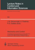 Mechanics and Control (Lecture Notes in Control & Information Sciences) 3540549544 Book Cover