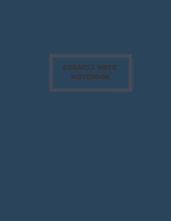 Cornell Notes Notebook: Cornell Note Taking Books, Cornell Notes Pad - Note Taking System Notebook - Dark Blue Cover, 8.5" x 11" - 150 pages For High School College University Students 1703979265 Book Cover