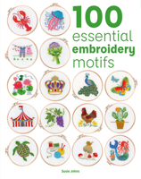 100 Essential Embroidery Motifs B0DZN59KND Book Cover