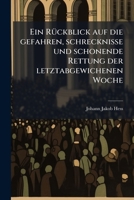 Ein Rückblick Auf Die Gefahren, Schrecknisse Und Schonende Rettung Der Letztabgewichenen Woche: Predigt Den 9. Brachmonat 1799 Gehalten 1246136554 Book Cover