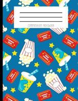 Composition Notebook: Movie Theater Popcorn Soda Movie Theater Ticket Journal And Notebook 1796772909 Book Cover