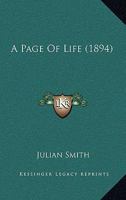 A Page Of Life 1241176337 Book Cover