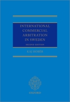 International Commercial Arbitration in Sweden 0192896733 Book Cover