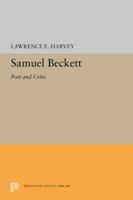 Samuel Beckett: Poet and Critic 0691655537 Book Cover